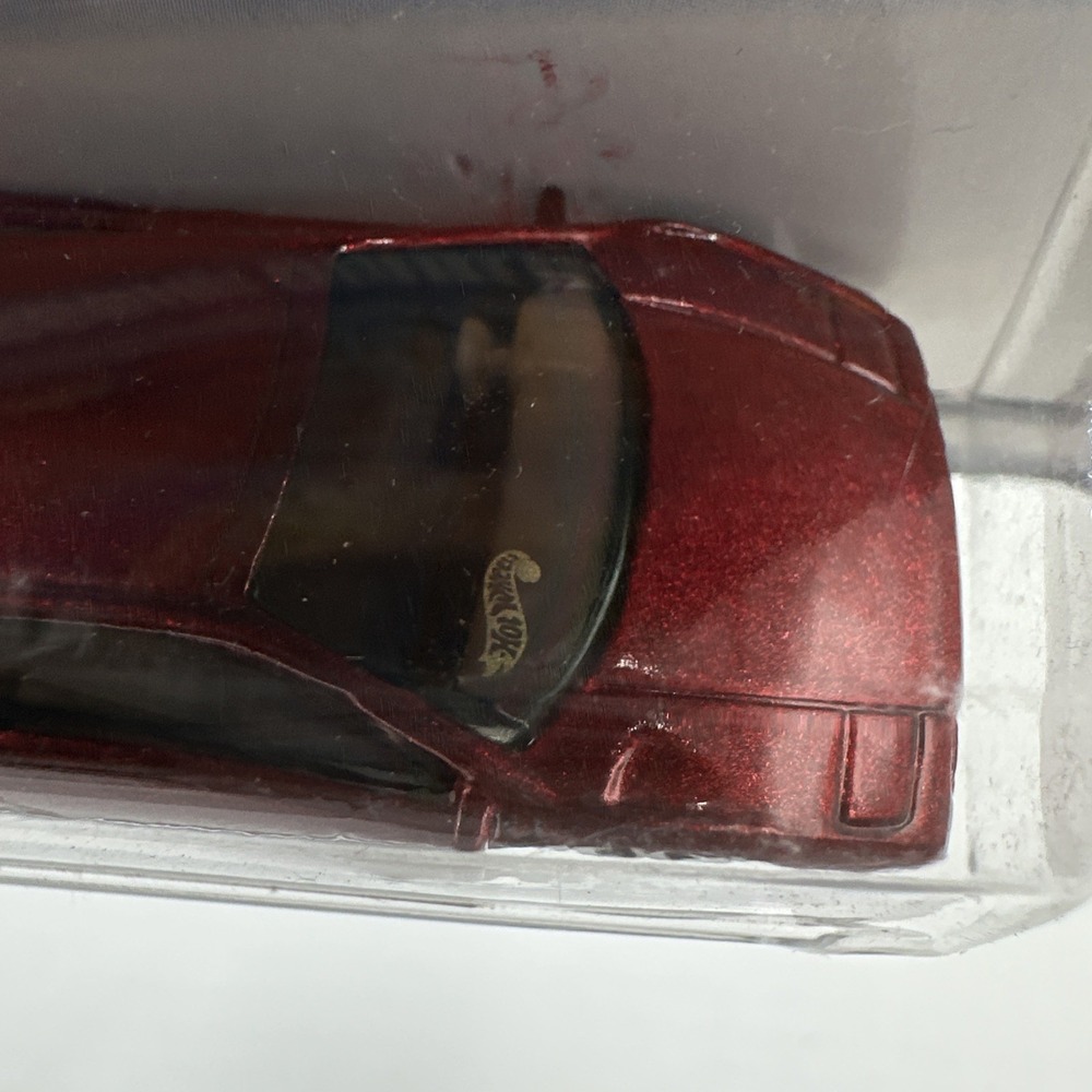 Hot Wheels 1998 Burgundy Red Lamborghini Diablo 5 Spoke Wheels #781 - Picture 8 of 12